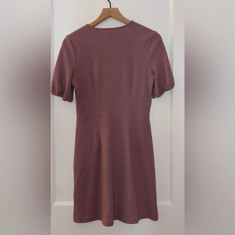 Madewell Cross-Front Button Dress - Picture 3 of 7